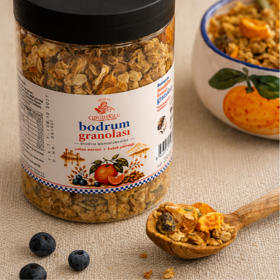 Bodrum Mandalinalı Granola 350 gr